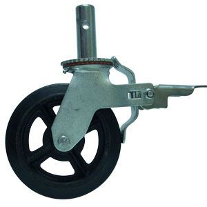 SWL SCAFF 8x2 RUB/CAST RB 1-3/8 x 4 PS TLB  - Scaffold Casters  - SPECIFIC APPLICATIONS